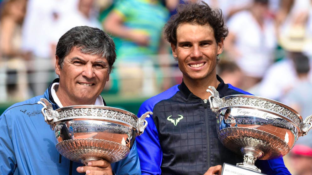 Toni Nadal with his nephew Rafael Nadal.