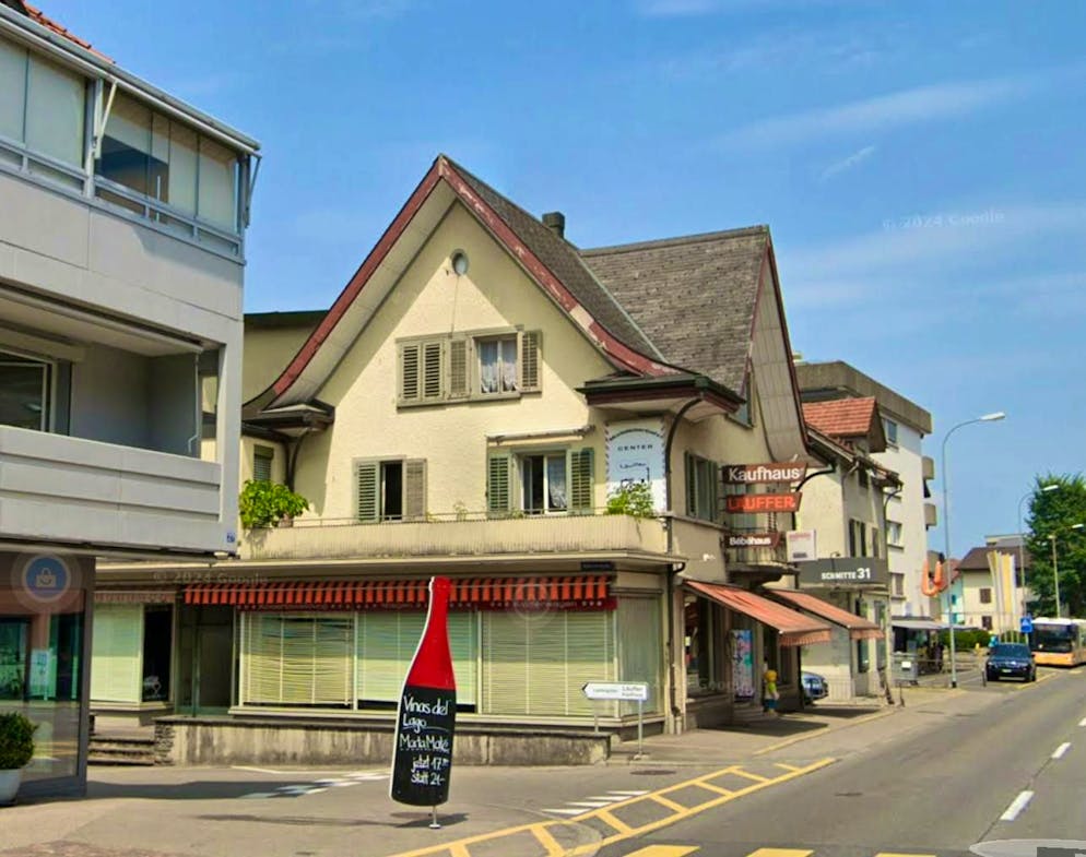 A major dispute has broken out over this house in Siebnen SZ. 