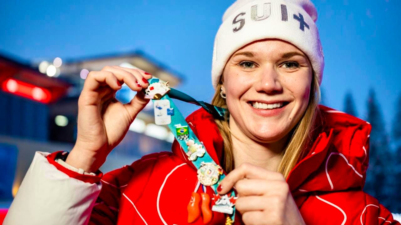 Olympia-Splitter. Auch 2026 werden noch fleissig olympische Pins gesammelt