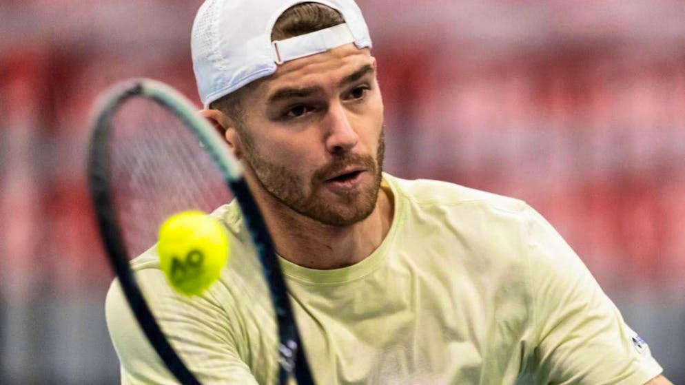 Jérôme Kym to win the first point for Switzerland against Tunisia