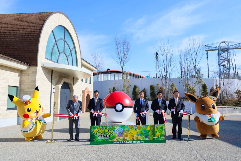 Baptisé «PokePark Kanto», ce nouveau parc de 2,6 hectares est situé dans l'enceinte de Yomiuri Land, le plus grand parc d'attractions de la capitale japonaise.