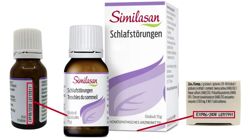 Recalls and warnings. Danger of glass splinters - Similasan recalls sleep disorder globules