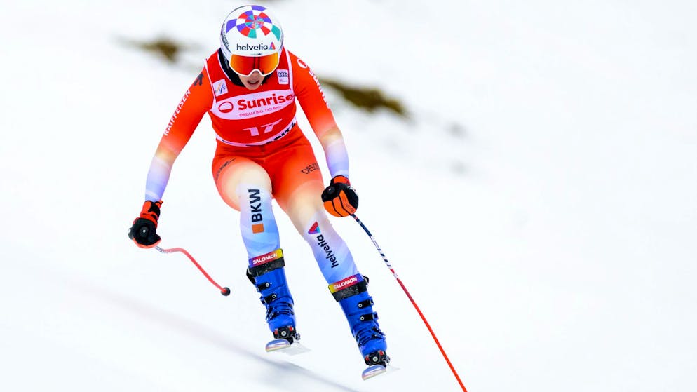 Ski star talks about her horror fall. Michelle Gisin narrowly escaped paraplegia