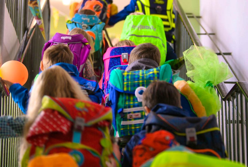 The girl was sent to school early after pressure from her parents.