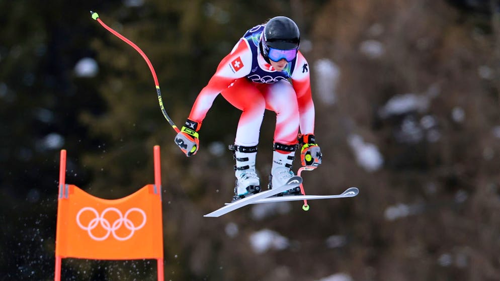 1st downhill training. Vonn's knee seems to be holding ++ Wiles superior ++ Swiss women without risk