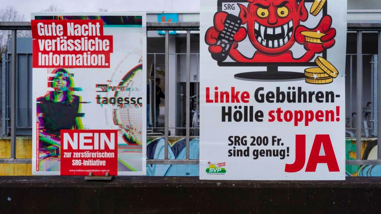 Eidg. Abstimmungen. Gegner der SRG-Initiative werfen doppelt so viel Geld auf