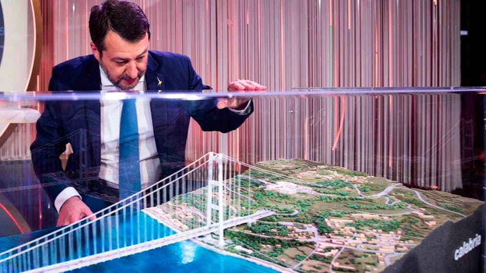 Troppo fiducioso?. Salvini: «Cantiere sullo stretto di Messina entro il 2026»