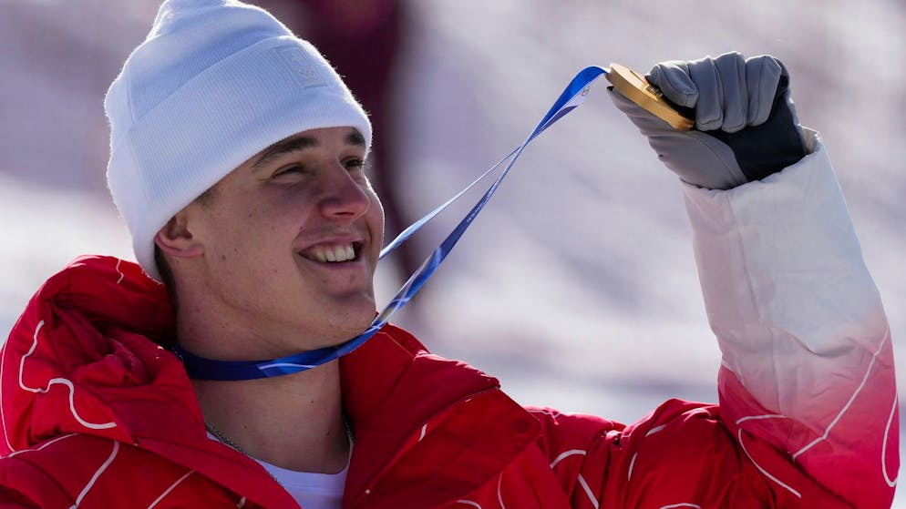 Olympic champion Franjo von Allmen. 