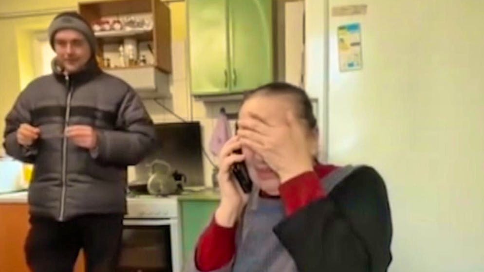 When his mother found out that he was still alive, she wept with happiness.