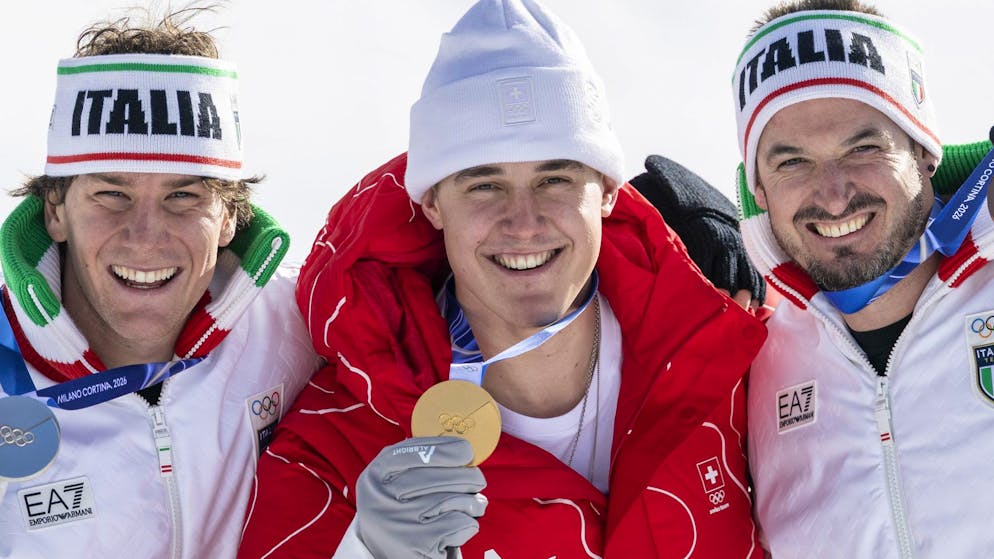 Gold for Switzerland!. Von Allmen races unleashed to Olympic victory - Franzoni and Paris knock Odermatt off the podium