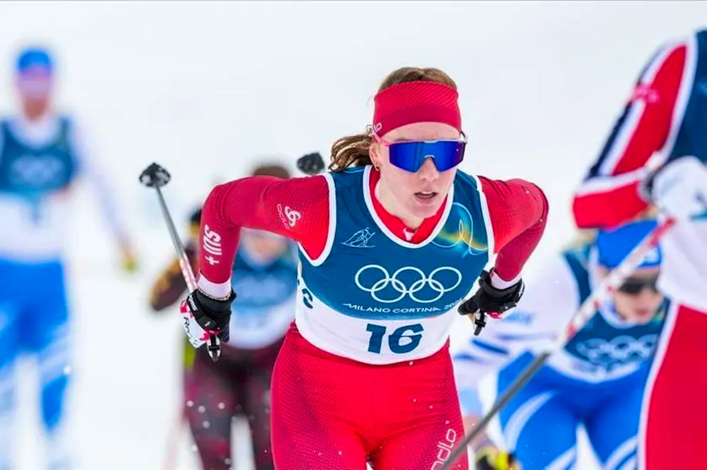 Nadja Kälin quarta.