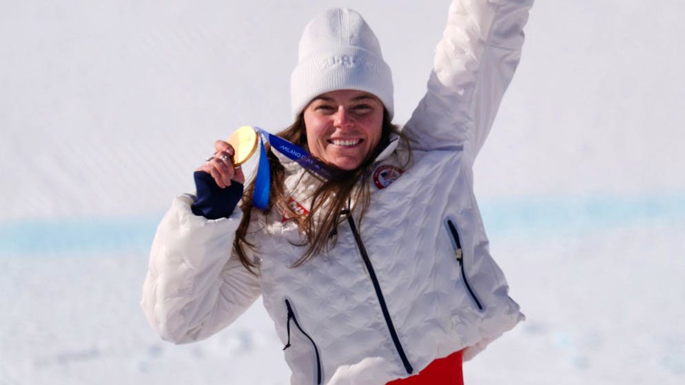 Olympia-Abfahrt. Breezy Johnson holt Gold, Aicher nur knapp dahinter – Bronze an Sofia Goggia