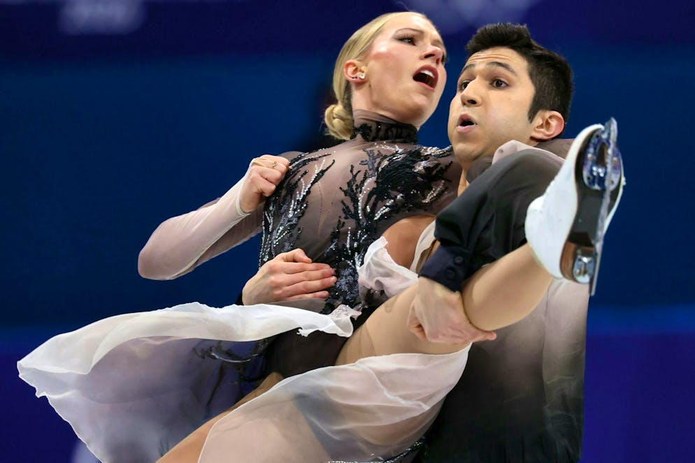 The best pictures of the 2026 Olympic Games in Milano Cortina. This is what focus looks like: Marjorie Lajoie and Zachary Lagha (Canada) in figure skating.