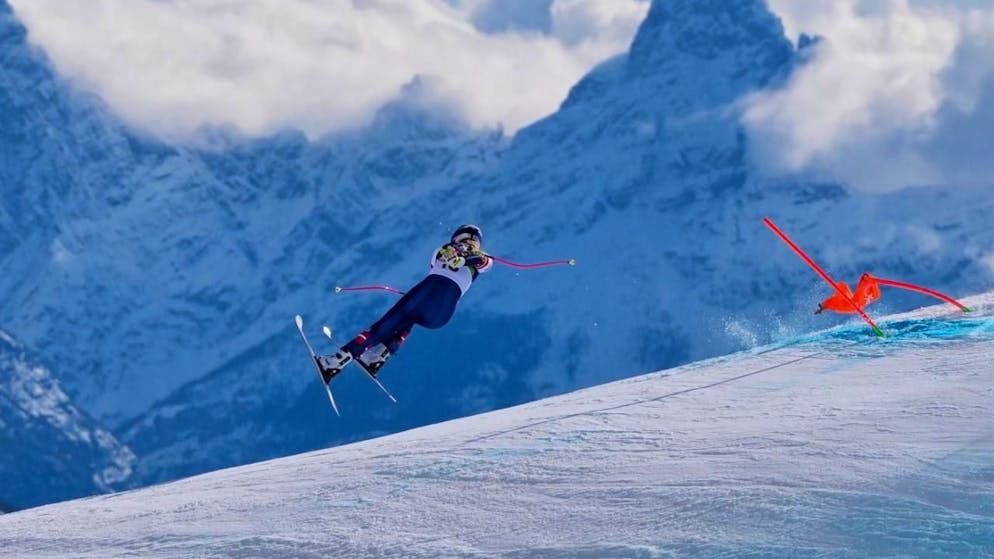 Alpine skiing. Vonn has to bury her dream of winning the downhill after a fall