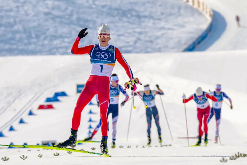 Klæbo il più veloce.