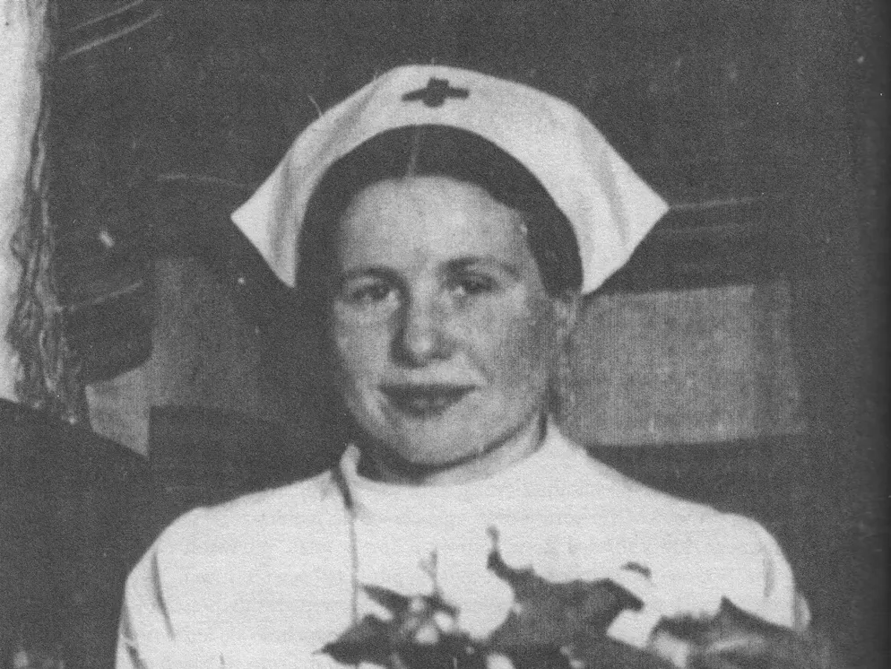 Irena Sendler an Heiligabend 1944. Die Anti-Nazi-Aktivistin rettete 2500 jüdische Kinder aus dem Warschauer Ghetto.