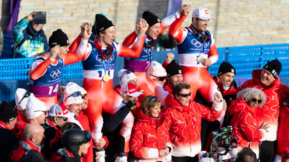 Vier Schweizer jubeln in Bormio über Olympia-Medaillen