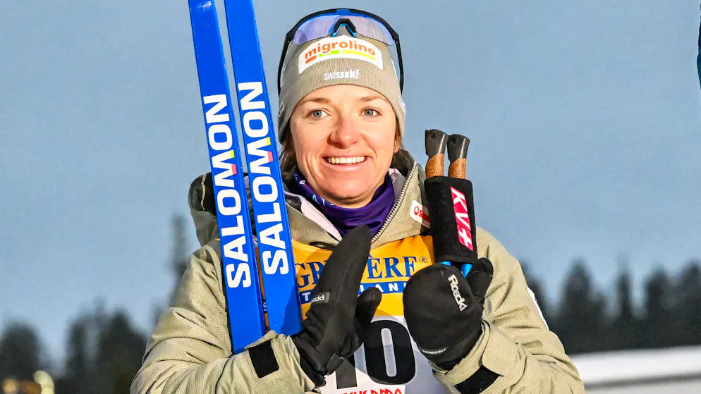 Nadine Fähndrich partira en quête d'une première médaille olympique mardi dans le Val di Fiemme.