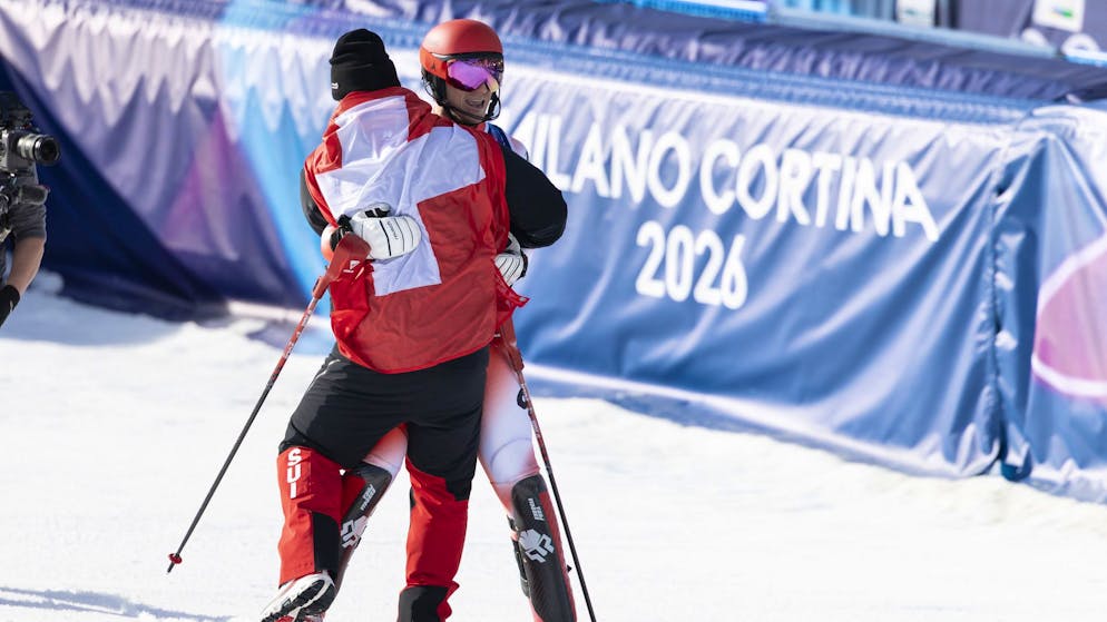 Swiss double victory in team combined. Von Allmen and Nef win gold, Meillard and Odermatt silver