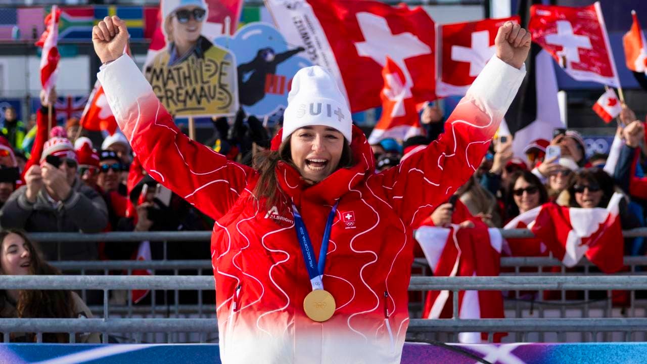 Ski Freestyle. Das beste Geburtstagsgeschenk für Mathilde Gremaud
