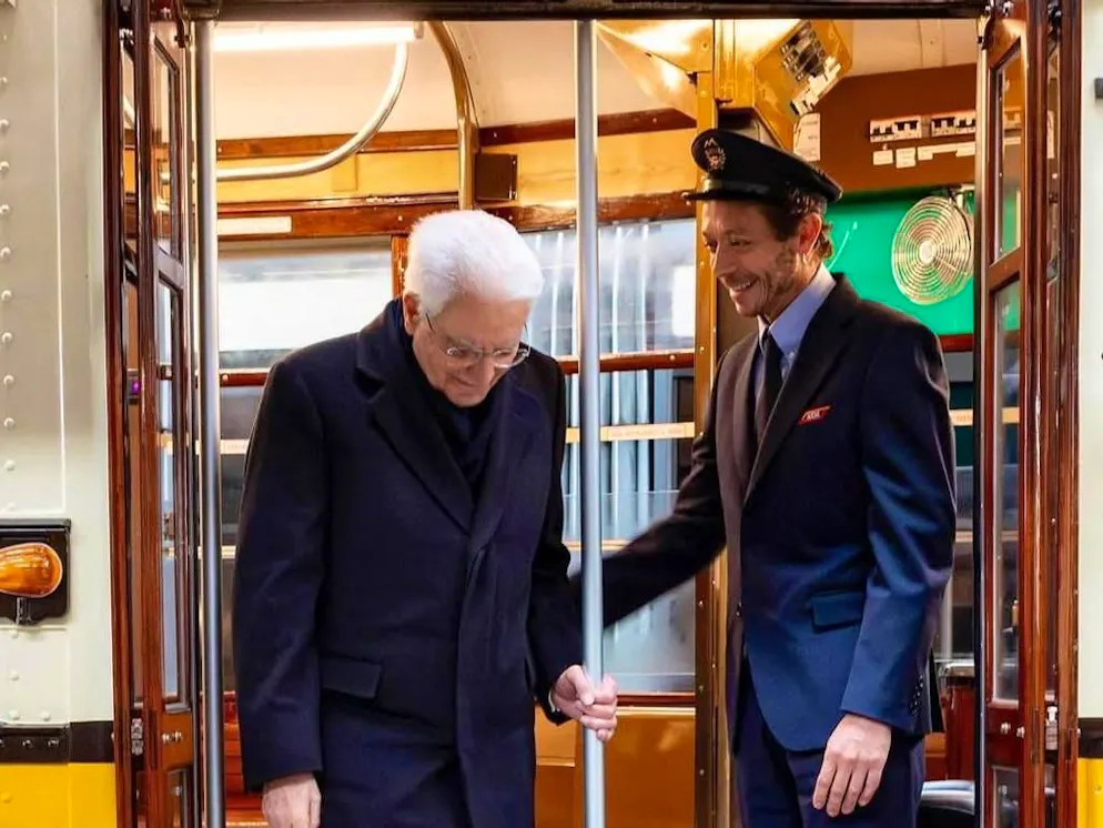 Valentino Rossi con Sergio Mattarella