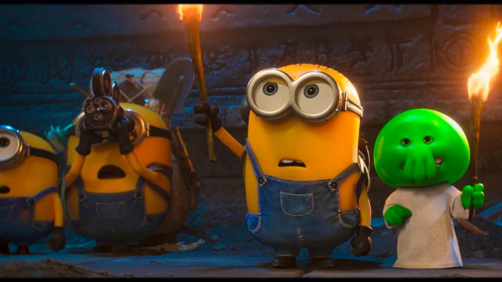 James, Ed, Henry and Goomi in "Minions & Monsters"