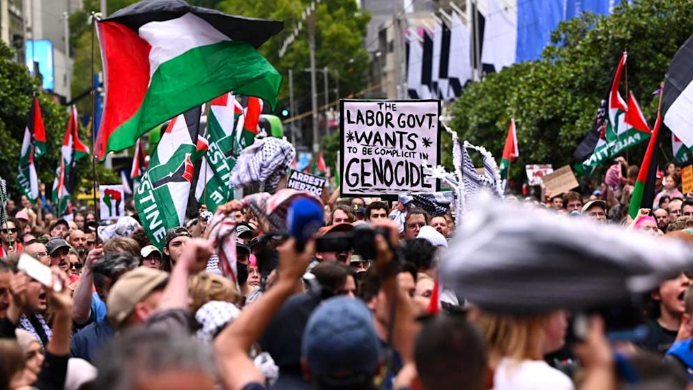 Sydney. Jets de gaz poivre et heurts lors d'une  manifestation propalestinienne