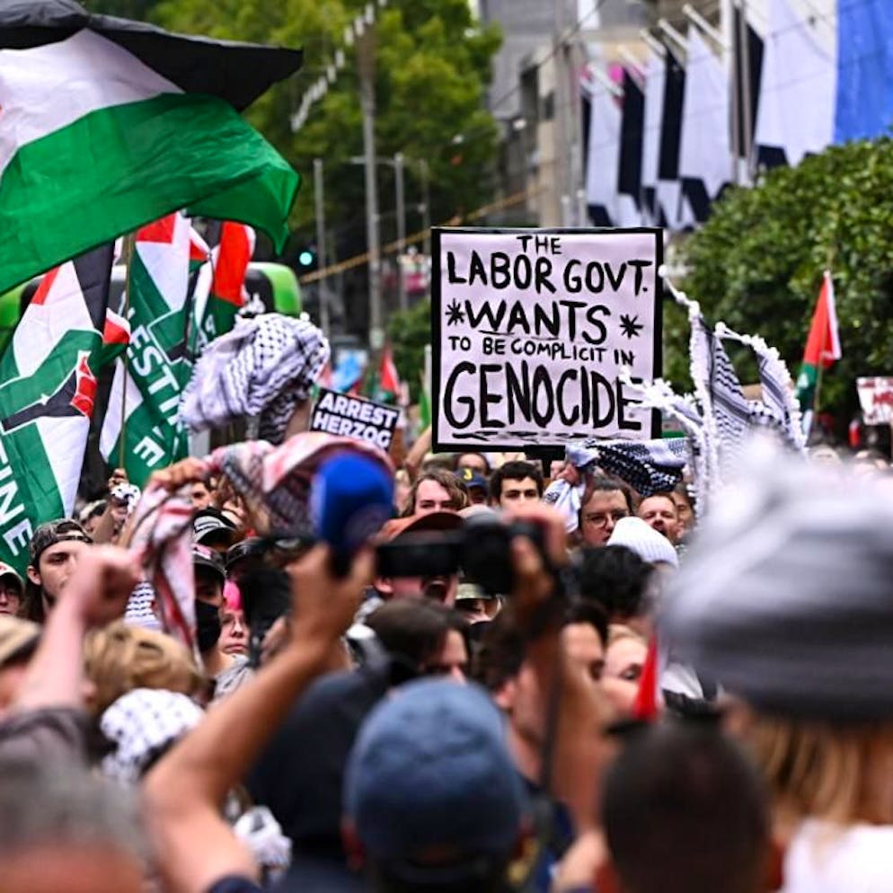 Sydney. Jets de gaz poivre et heurts lors d'une  manifestation propalestinienne