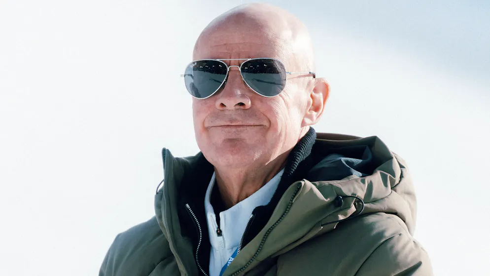 Johan Eliasch préférerait que toutes les épreuves de ski alpin aux JO se déroulent sur le même site.