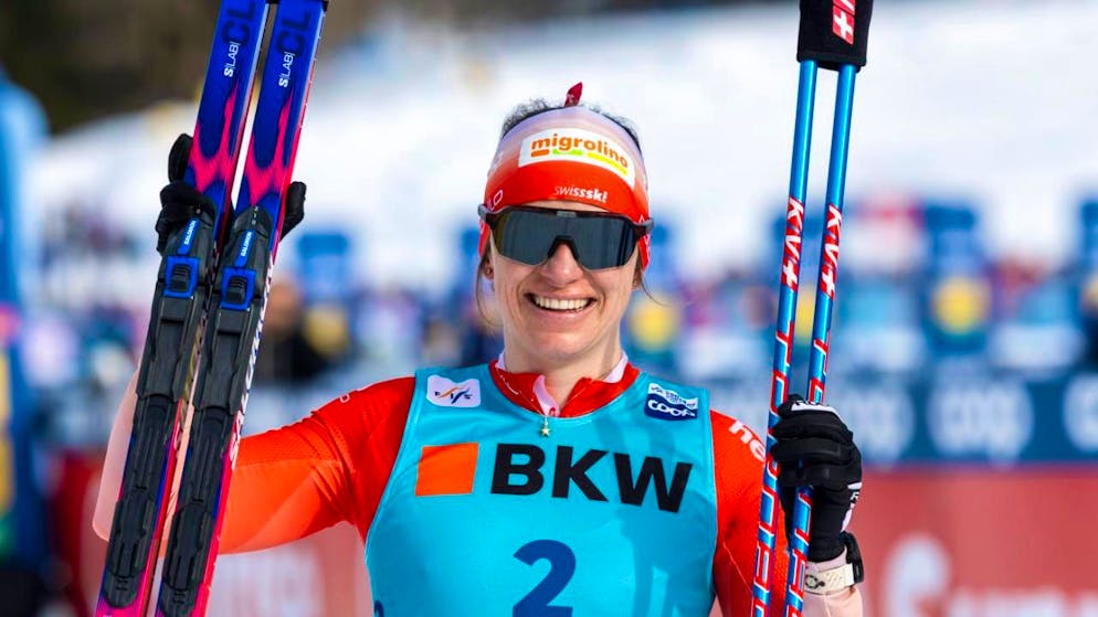 Cross-country skiing. Nadine Fähndrich and her idea of the perfect final