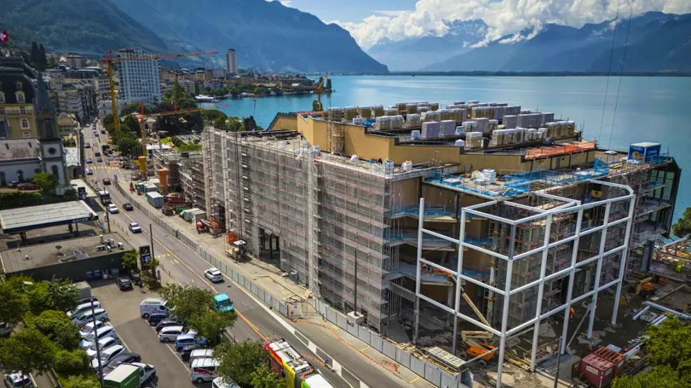 Les travaux de modernisation du Centre de congrès et d'expositions de Montreux (2M2C) ont débuté en août 2023 (archives).