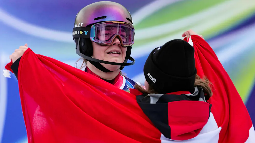 Mélanie Meillard a été éliminée en slalom.