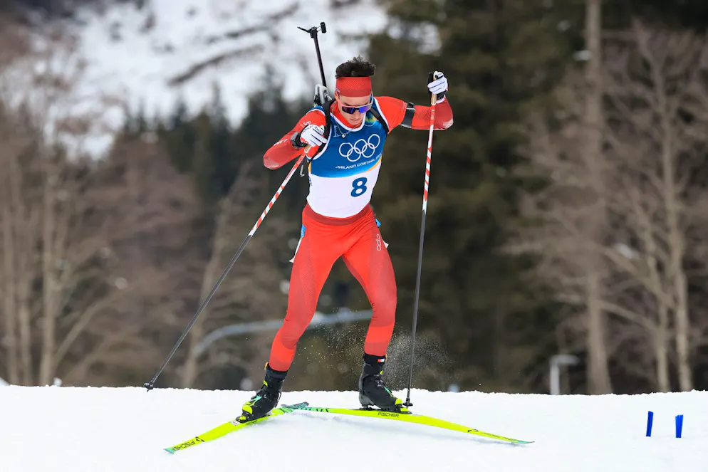 Il biatleta Niklas Hartweg ha mancato ben sei bersagli.