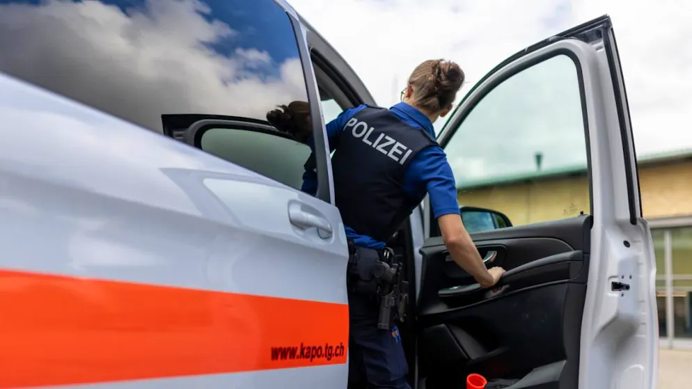 Die Kantonspolizei Thurgau nahm den Beschuldigten noch am Tatort fest. (Symbolbild)