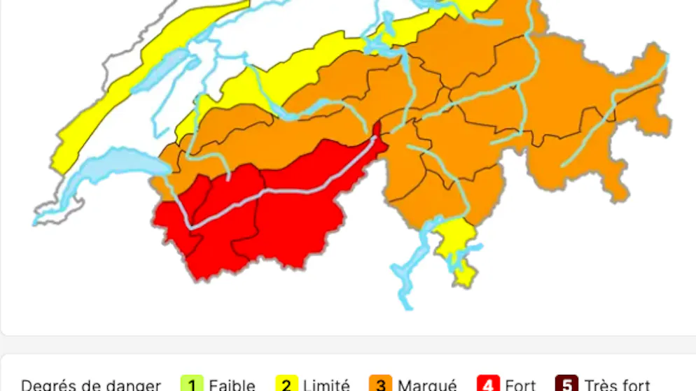 Niveau 4 sur 5. Les Alpes sous tension: avalanches très importantes attendues