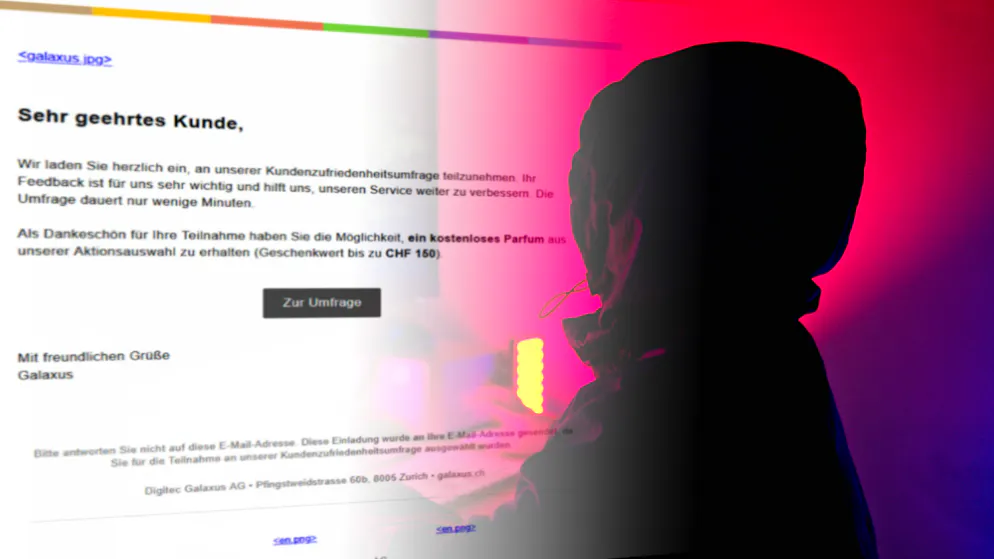 Cyber-Kriminelle versuchen mit gefälschten Digitec-Mails an Daten zu kommen