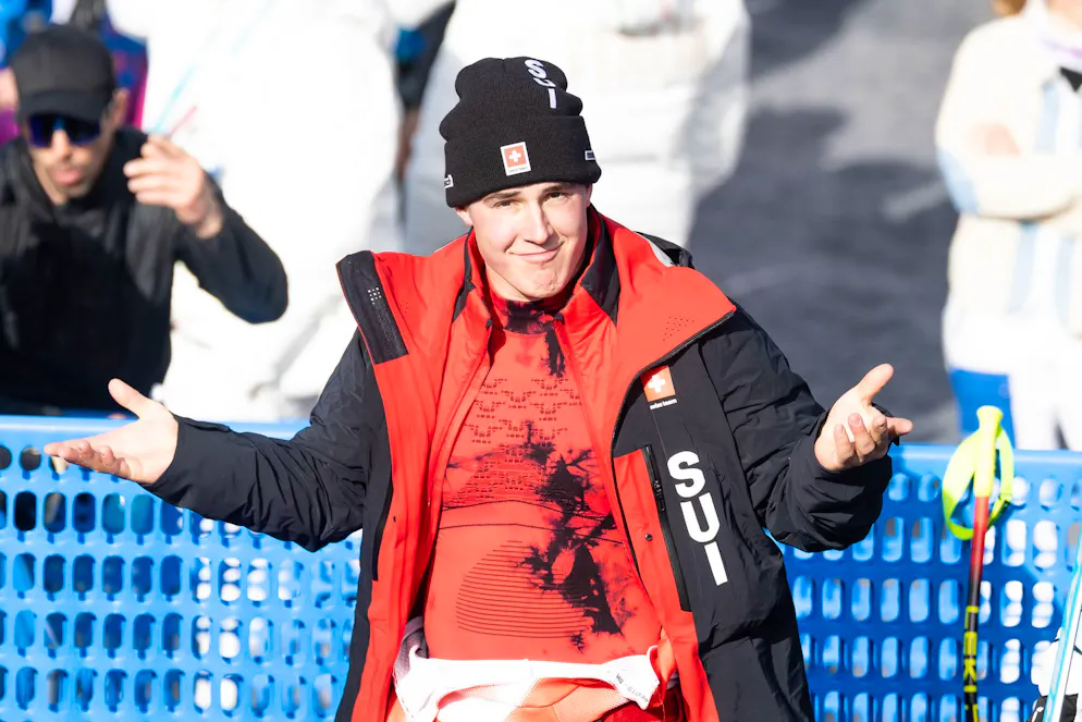 Die besten Bilder der Olympischen Spiele 2026 in Milano Cortina. Franjo Von Allmen weiss selbst nicht genau, wie ihm geschieht an seinen ersten Olympischen Spielen.