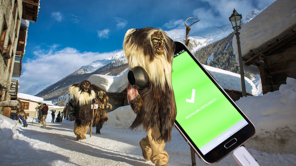 Misleading confirmation. Twint scam at the Valais carnival - how landlords are cheated out of the bill