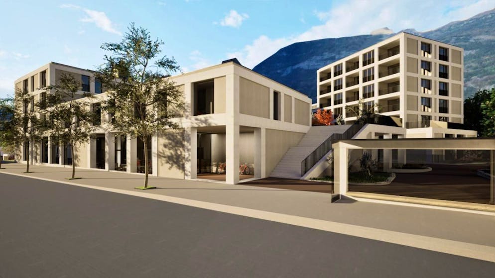 Grigioni. Un nuovo hotel e appartamenti all'entrata di Coira