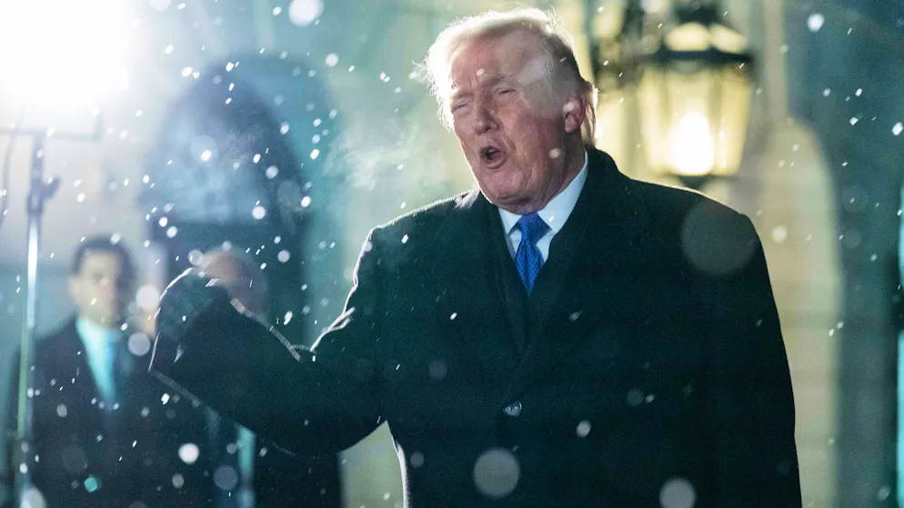 US-Präsident Donald Trump enerviert sich erneut über das Telefongespräch mit der damaligen Bundespräsidentin Karin Keller-Sutter, die er als «Premierministerin» bezeichnet. (Archivbild)