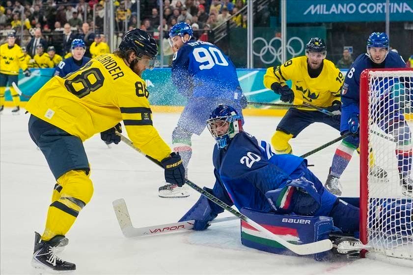 Hockey. L'Italia superata dalla Svezia