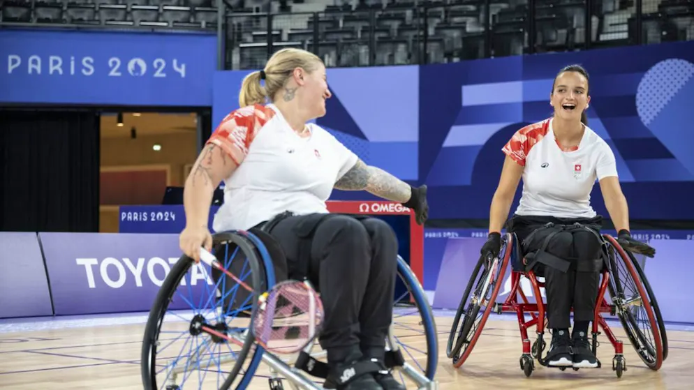 Ilaria Olgiati und Cynthia Mathez haben in Bahrain eine Medaille auf sicher