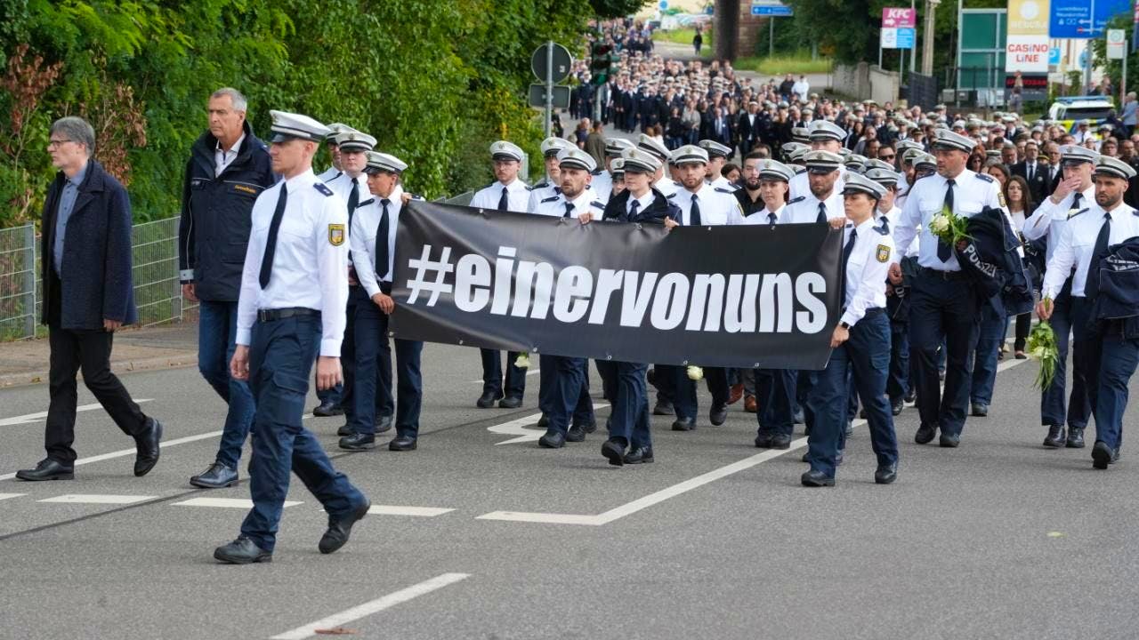 Aktuell. Prozess wegen Mordes an einem Polizisten in Deutschland begonnen