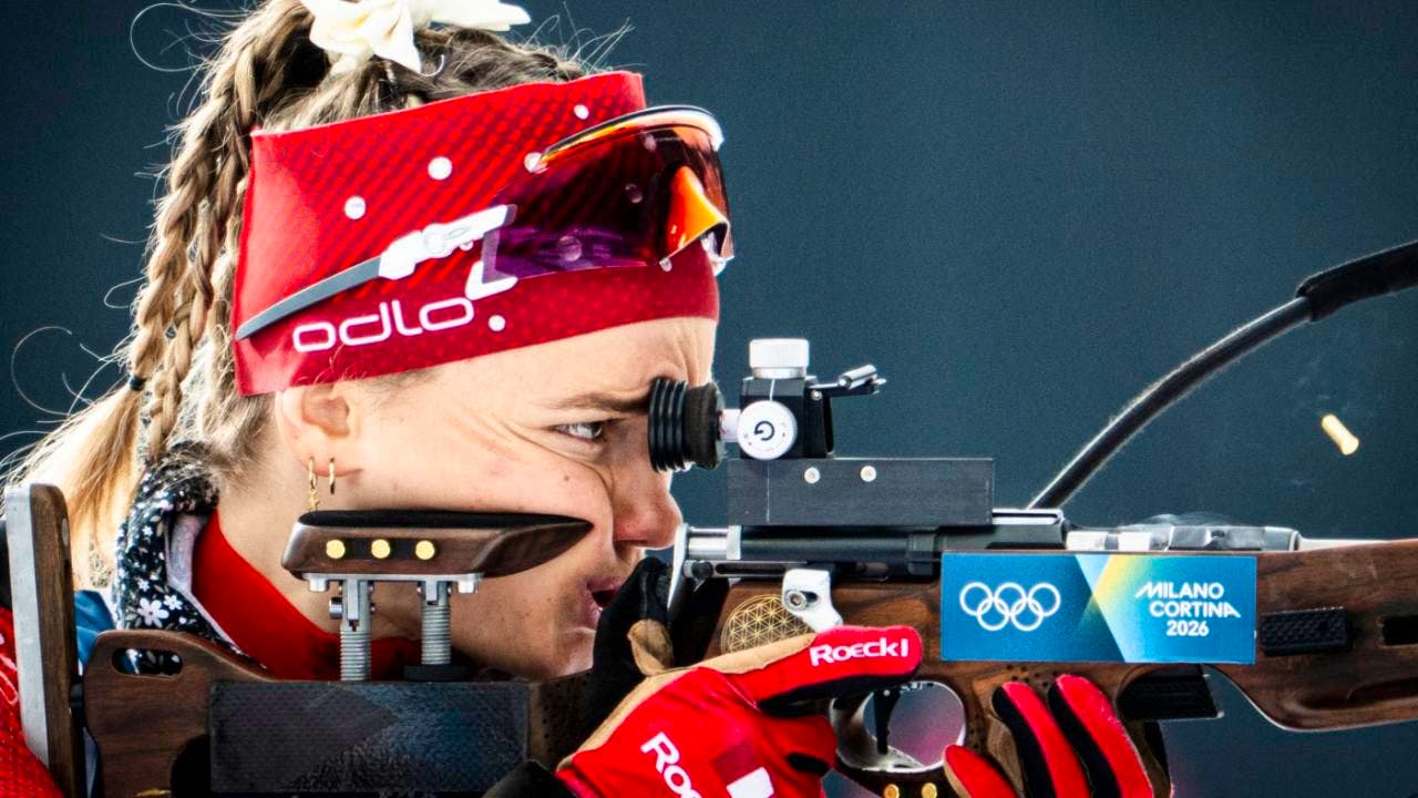 Biathlon. Lea Meier receives an Olympic diploma