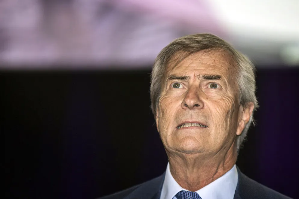 Ces deux sanctions de l'Arcom, le régulateur de l'audiovisuel français, interviennent dans un contexte tumultueux pour la chaîne d'info dans le giron de Vincent Bolloré, ici à l'image. (archives)