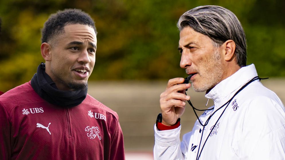 Reconciliation suddenly possible again. Nati coach Murat Yakin pays a secret visit to Noah Okafor