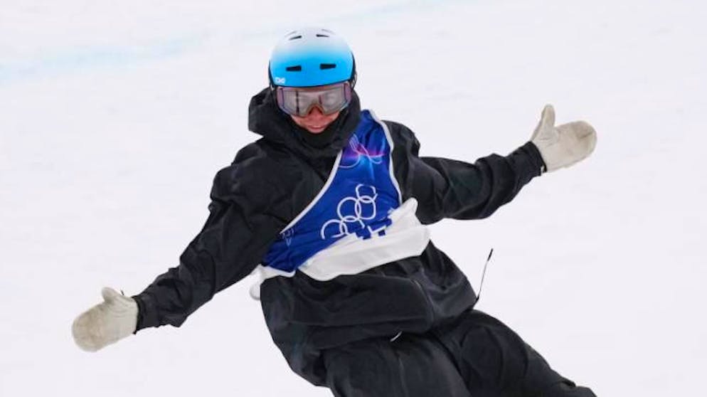 Snowboard Halfpipe. Swiss miss the final