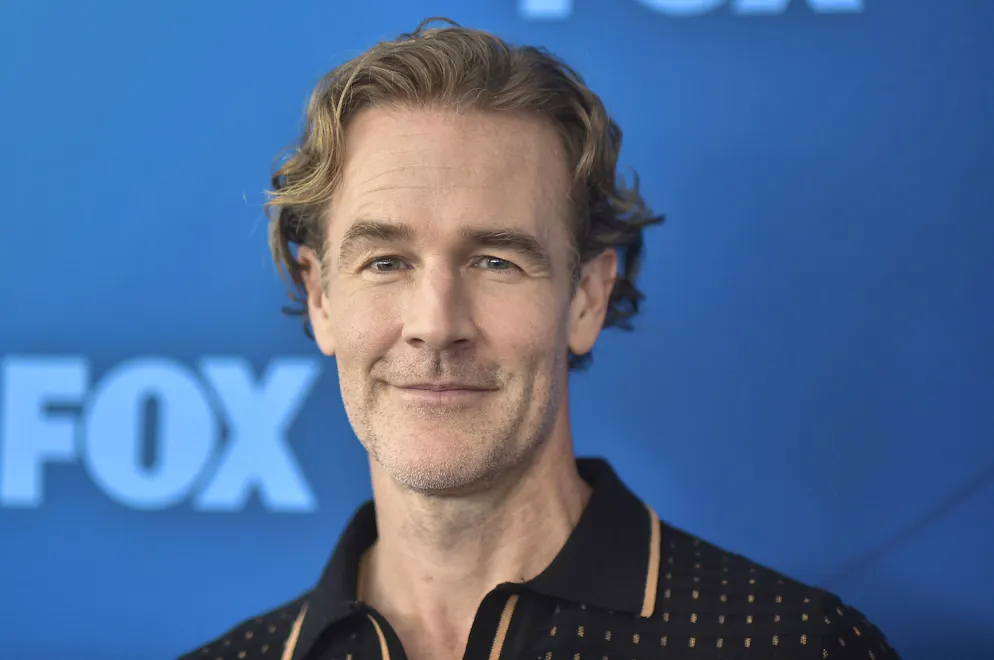 James Van Der Beek in una foto d'archivio