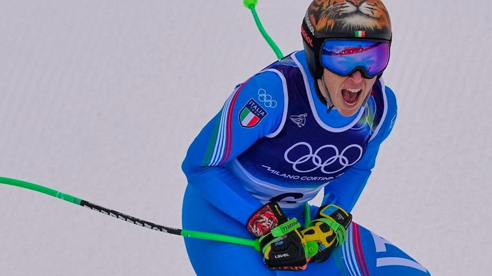 A few weeks after her comeback. Federica Brignone creates an Olympic fairytale and wins gold in the super-G