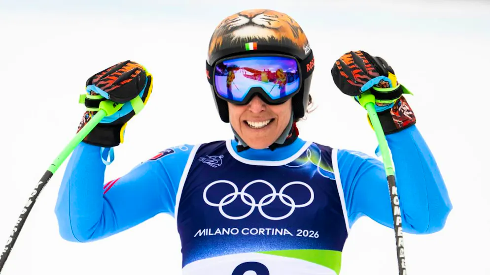 Federico Brignone war im olympischen Super-G in Cortina eine Klasse für sich